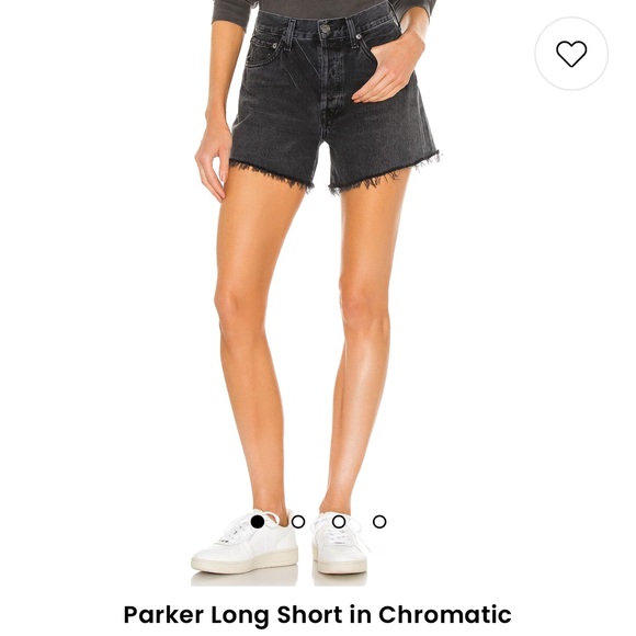 Agolde Long Parker Short in Chromatic NWOT - Picture 6 of 9